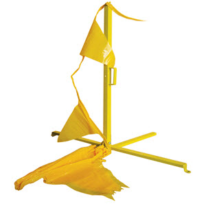 GUARDIAN 15225 Stanchion for Reusable Warning Line System