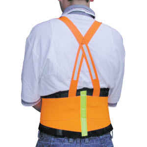 TnA Safety Products 3266OR Hi-Viz Orange 8" Back Support Work Belt