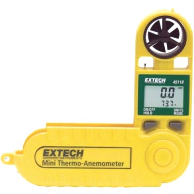 EXTECH 45118 Waterproof Pocket-Sized Mini Thermo-Anemometer