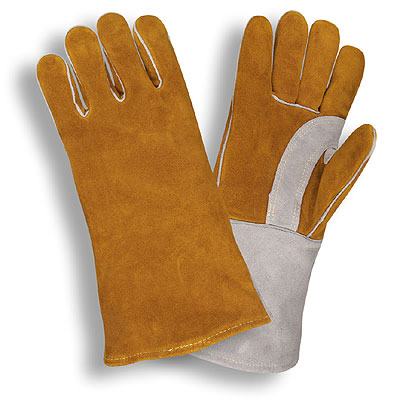 Cordova 7670 Premium Gray and Russet Side Split Cowhide Leather Welding Gloves