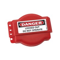 Brady USA 64057 Brady Red Polypropylene Adjustable Gate Valve Lockout