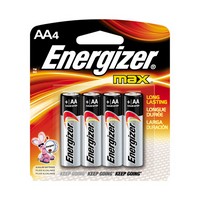 Energizer E91BP-4 Energizer MAX AA Alkaline Battery (4 Per Card)