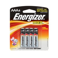 Energizer E92BP-4 Energizer MAX AAA Alkaline Battery (4 Per Card)