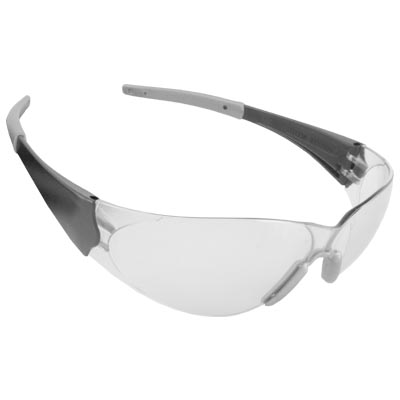Cordova ENB10S Doberman Safety Glasses: Clear Lens Wraparound Frame