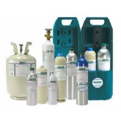 GASCO (58L) Cross Calibration Gas Cylinder Identical to: Industrial Scientific 18109180 (58) L Calibration Gas Cylinder