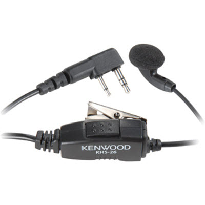 Kenwood KHS-26 Clip Microphone with Ear-bud Headset