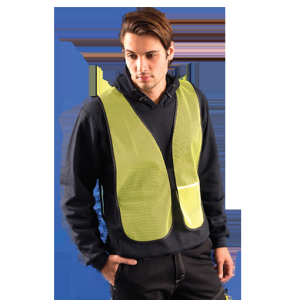 Occunomix LUX-XNTM-O4X OccuNomix 4X Hi-Viz Orange OccuLux Lightweight Polyester And Mesh Non-ANSI Economy Vest With Front Hook A