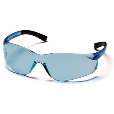 Pyramex S2560SN Mini Ztek Safety Glasses: Infinity Blue Lens Wraparound Frame