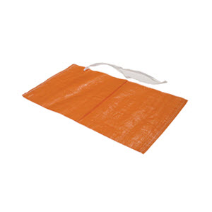 Kimberly-Clark 17298 Orange Heavy-Duty 14\" x 26\" Polypropylene Sand Bags
