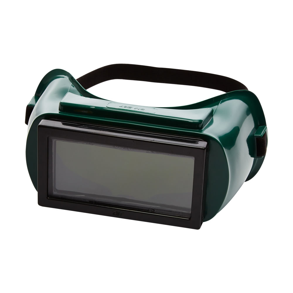 Sellstrom S85450 Green Standard Size Shade 5 IR Fixed Plate Window Welding Goggles