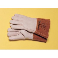 John Tillman & Co 1350L Tillman  Large Top Grain Pearl Gray Leather Premium Grade TIG Welders Glove With Kevlar Stitching, Wing