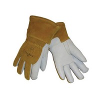 John Tillman & Co 48XL Tillman X-Large Split Back Leather MIG Gloves With Goatskin Palm, Straight Thumb 3 1/2\" Cuff And Fleece L