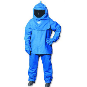 STANCO TT11635 TEMP TEST 11-cal 35\" 9 oz. Royal Blue Indura Ultrasoft Arc Welding Coat: HRC Level 2 Garment