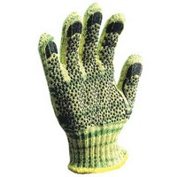 Wells Lamont 1881S Small Whizard MetalGuard Heavy-Weight Kevlar Cut-Resistant Gloves with PVC Dots