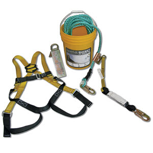 GUARDIAN Bucket of Safety Premium Roofer\'s Fall Protection Kit