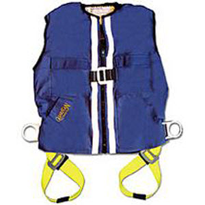 GUARDIAN 02325 Mesh Tux Vest Large Blue Duck Construction Harness: 3 D-Rings