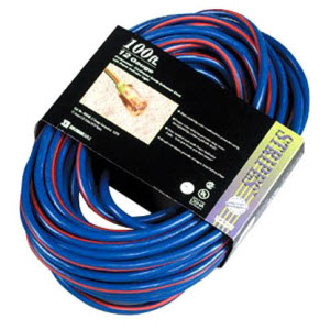 Coleman Cable 02549-64 12/3 100\' Outdoor Extension Cord