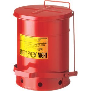 JUSTRITE 09300 10 Gallon Oily Waste Can