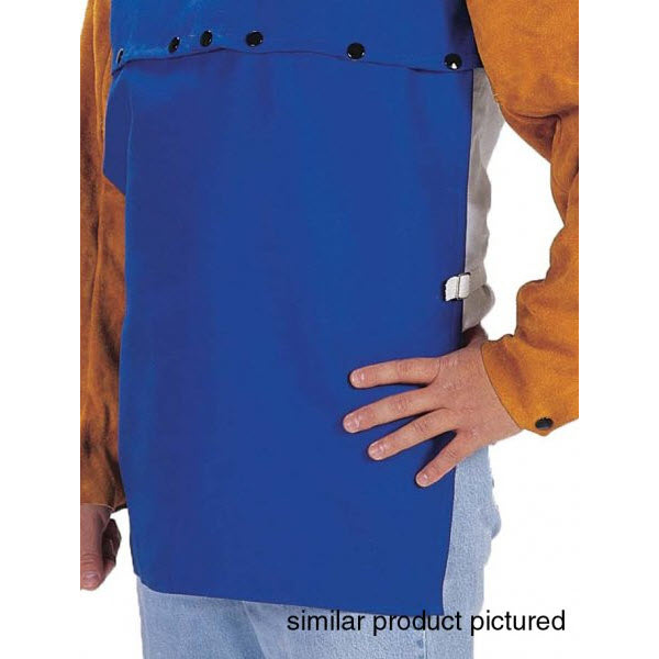 John Tillman & Co 9120 20\"  9 oz. Royal Blue Flame Retardant Cotton Bib Apron