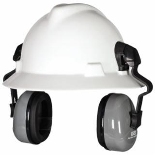 MSA 10129327 Sound Control SH Earmuff for Slotted Full Brim Hat NRR 25 dBA