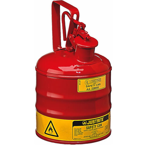 JUSTRITE 10301 1 Gallon Type I Steel Safety Can