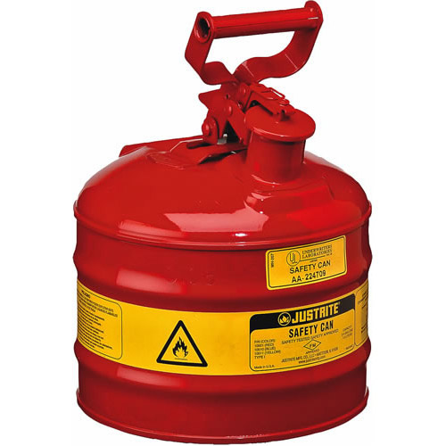 JUSTRITE 7120100 2 Gallon Type I Steel Safety Can