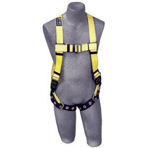 DBI Sala 1102000 Delta Universal Yellow Full Body Harness: Single D-Ring