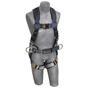 DBI Sala 1108501 ExoFit XP Vest Style Medium Full Body Construction Harness: 3 D-Rings