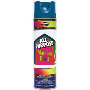 AERVOE 1380 20 oz. All Purpose Aerosol Marking Paint Case of 12 Cans