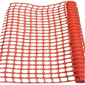 Mutual Industries 14993 4' x 100' Orange Warning Barrier Fence