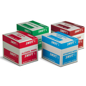 Swift First Aid 15PVP40 PVP Iodine Single-Use Wipes