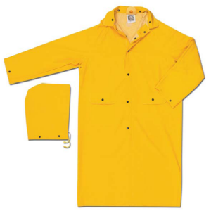 River City 200C Classic Series 48" Yellow Knee Length Rain Coat