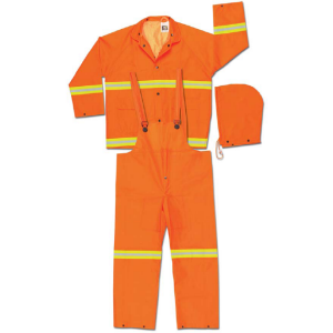 River City 2013R Premium Series Luminator Hi-Viz Orange 3-Piece Rain Suit