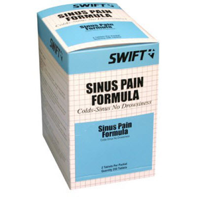 Swift First Aid 2107250 Sinus Pain Relief: 250 Tablets