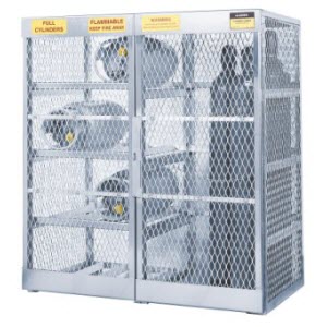 JUSTRITE 23008 Vertical/Horizontal 18 Cylinder Storage Locker