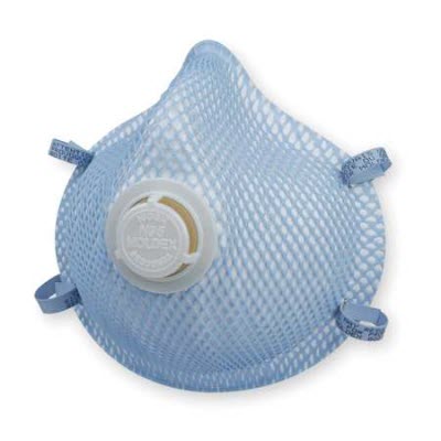 MOLDEX 2300N95 2300 Series N95 Medium/Large Disposable Valved Particulate Respirators: Box of 10 Respirator Masks