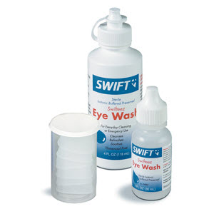 NORTH Swift First Aid 24906S 6-Pack Eye Wash Cups