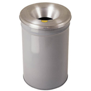 JUSTRITE 26615G 15 Gallon Cease-Fire Waste Receptacle