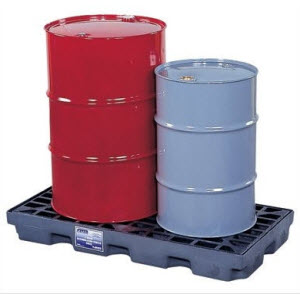 JUSTRITE 28655 2-Drum EcoPolyBlend Drum Accumulation Center