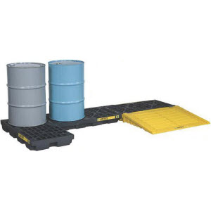 JUSTRITE 28659 6-Drum EcoPolyBlend Drum Accumulation Center