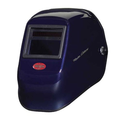 FIBRE-METAL 2999BV913X9 Tigerhood Futura FMX Master Eddition Sapphire Blue Welding Helmet with an Auto-Darkening (ADF) Lens