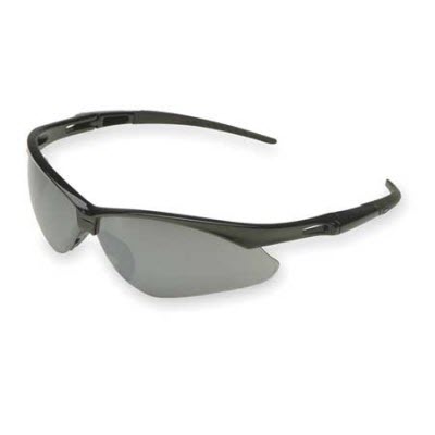 JACKSON Safety V30 Series 25688 Nemesis Safety Glasses: Smoke/Gray Mirror Lens Black Frame