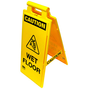 Cortina 03-600-36 2\' x 4\' CAUTION WET FLOOR Signs