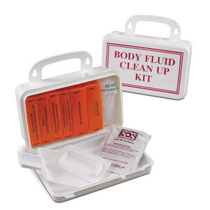 First Aid Body Fluid Disposal Kits