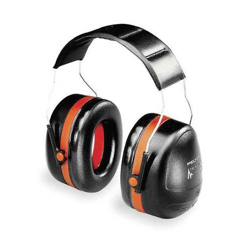 3M H10A Peltor Optime 105 Over-The-Head Earmuffs With Liquid/Foam Earmuff Cushions