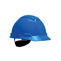 3M H-703R-UV Blue H700 Series Class C, G And E ANSI Type 1 Polyethylene Hard Hat With 4-Point Ratchet Suspension And Uvi