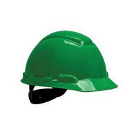 3M H-704R-UV Green H700 Series Class C, G And E ANSI Type 1 Polyethylene Hard Hat With 4-Point Ratchet Suspension And Uv