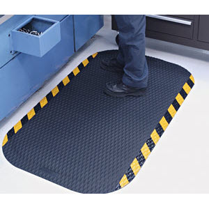 Happy Feet Anti-Fatigue Mats with Striped Borders