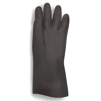 Cordova 4360S 13\" 30 Mils Black Premium Neoprene Flock Lined Gloves: Straight Cuffs