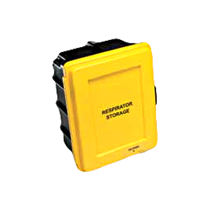 ALLEGRO 4400 Yellow Wall-Mount Respirator (PPE) Storage Case